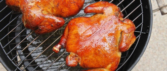 Как готовится в коптильне курица горячего копчения